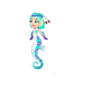 Angeni the Seahorse Mermaid